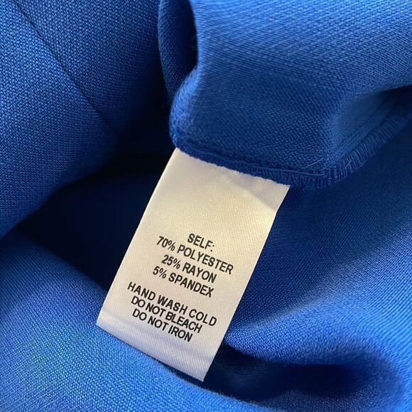 NWT Lulu's Aylin Royal Blue Tie-Front Sleeveless Mini Dress Sz Medium - Picture 5 of 6